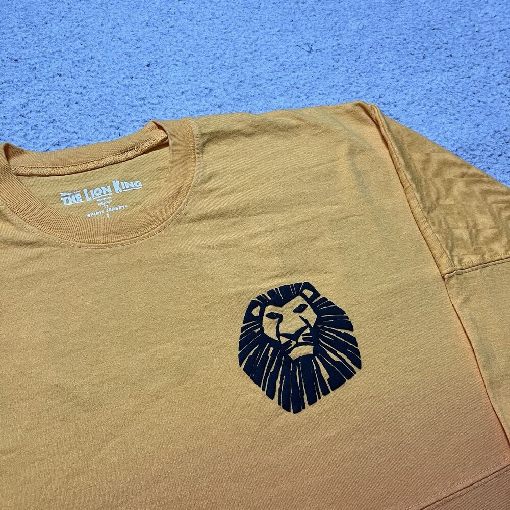 The Lion King Shirt Large Orange Sunset Disney Spirit Jersey Long Sleeve - Picture 13 of 16
